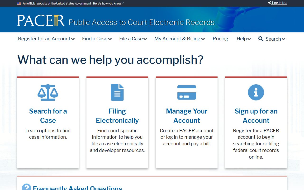 Phelps County Circuit Court records PACER federal case access